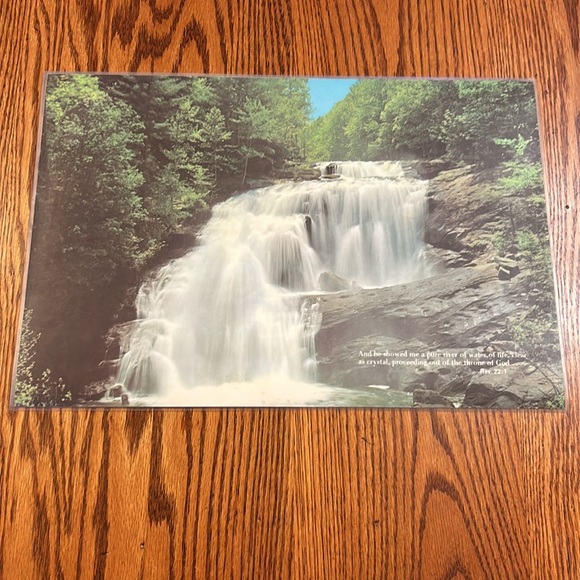 6 Vintage Inspirational Bible Scripture Laminated placemats by Bright of America - Picture 11 of 15